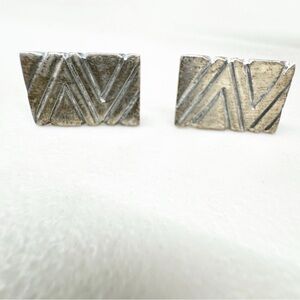 Vintage Taxco Sterling Silver Cuff Links Stamped